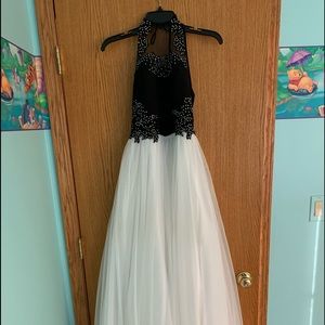 Halter Style Princess Formal Dress